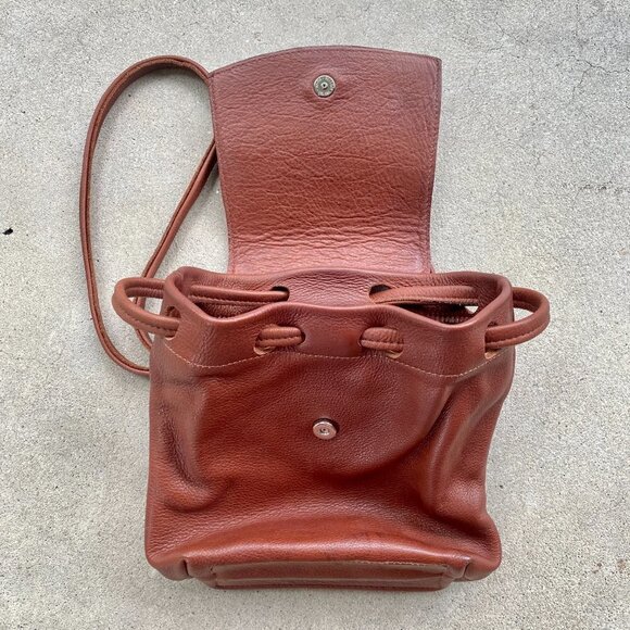 Tom Thomas Brown Cowhide Leather Backpack main image 10